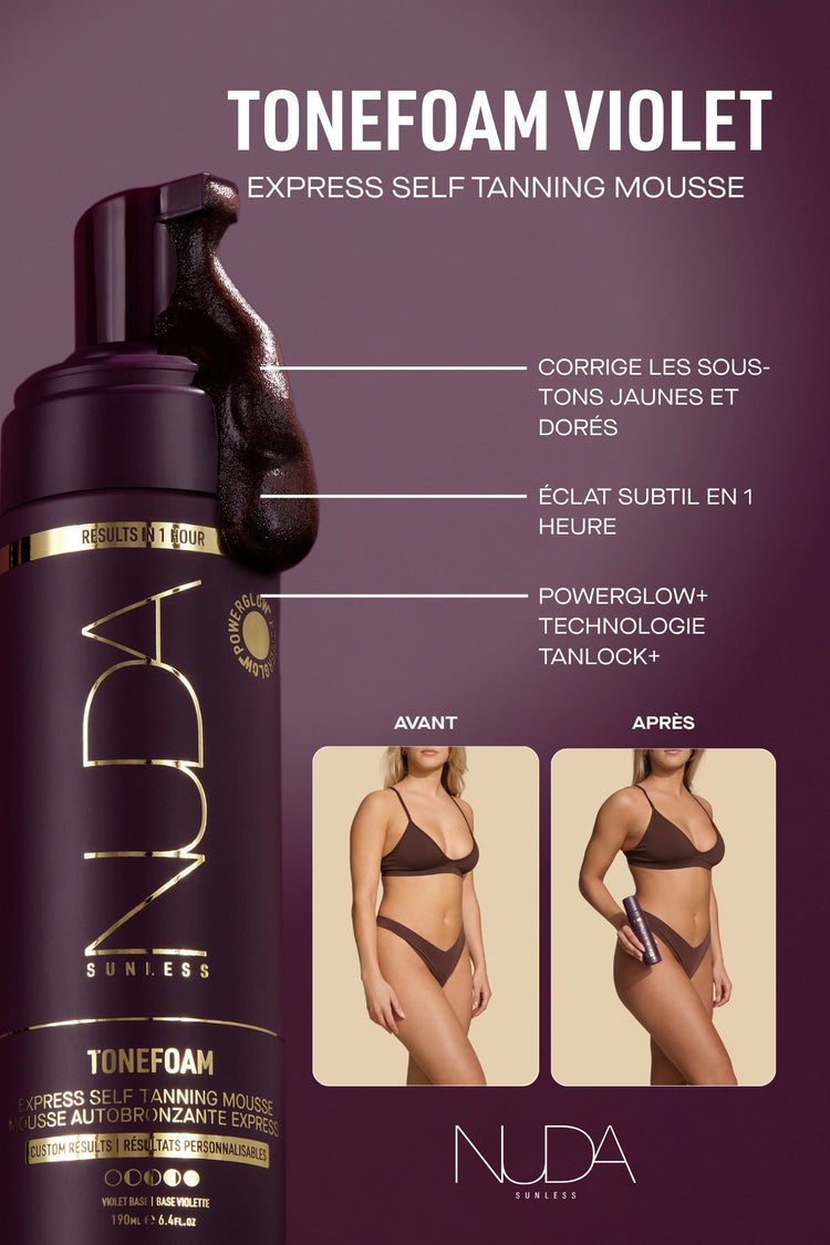 ToneFoam - Express Self Tanning Mousse - Violet